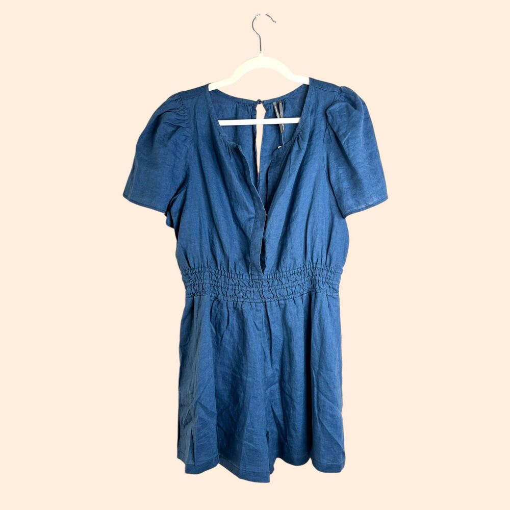 Anthropologie Somerset Romper Linen